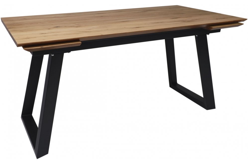 Деревянный стол Сангай дуб натуральный / черный