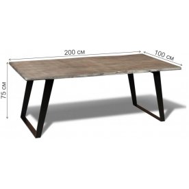 Деревянный стол Life