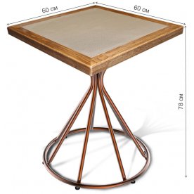 Деревянный стол SHT-TU4-1/ТT7 60/60