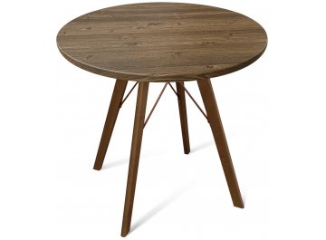 Обеденный стол SHT-TU9/70 МДФ темный орех / орех светлый