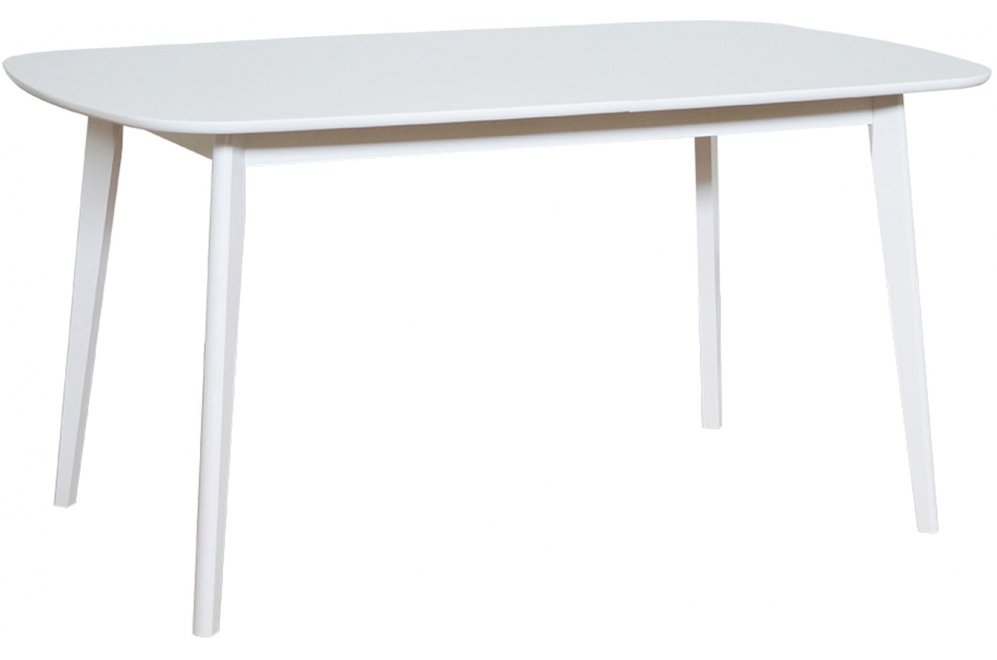 Деревянный стол Скандинавия белая эмаль
