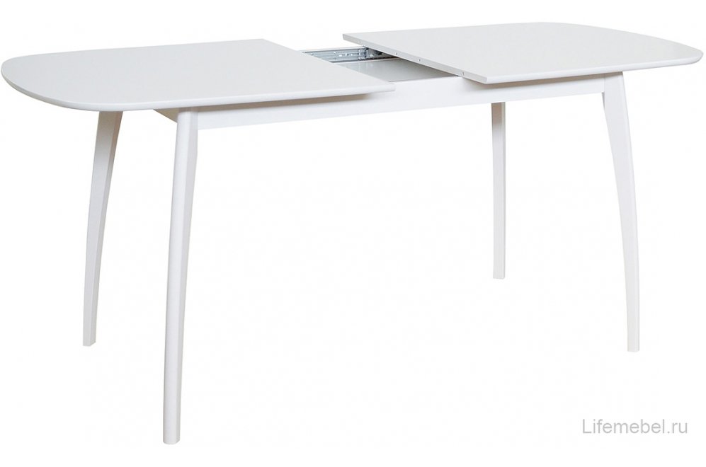 Деревянный стол Спайдер белая эмаль