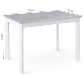 Деревянный стол DikLine L110