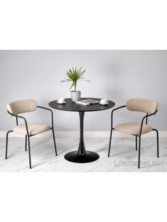 Деревянный стол Tulip 90 черный