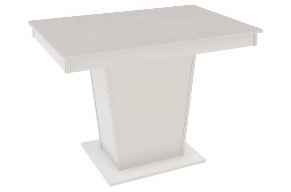 Деревянный стол Валенсия не раскладной белый