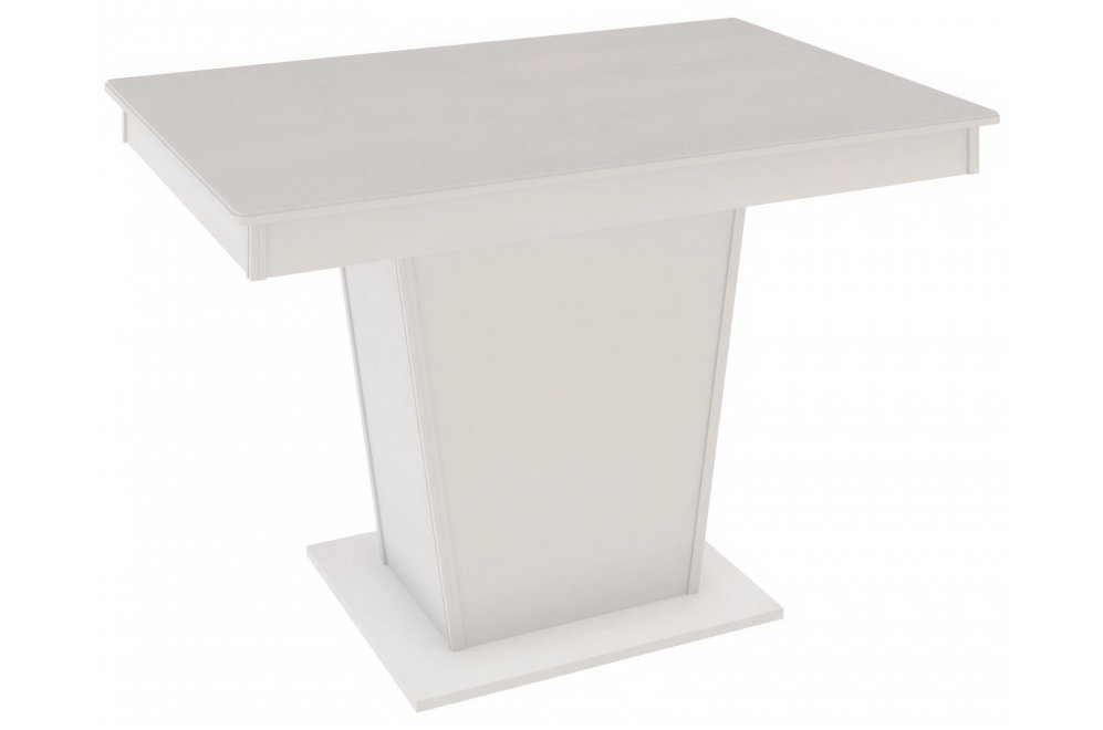 Деревянный стол Валенсия раскладной белый