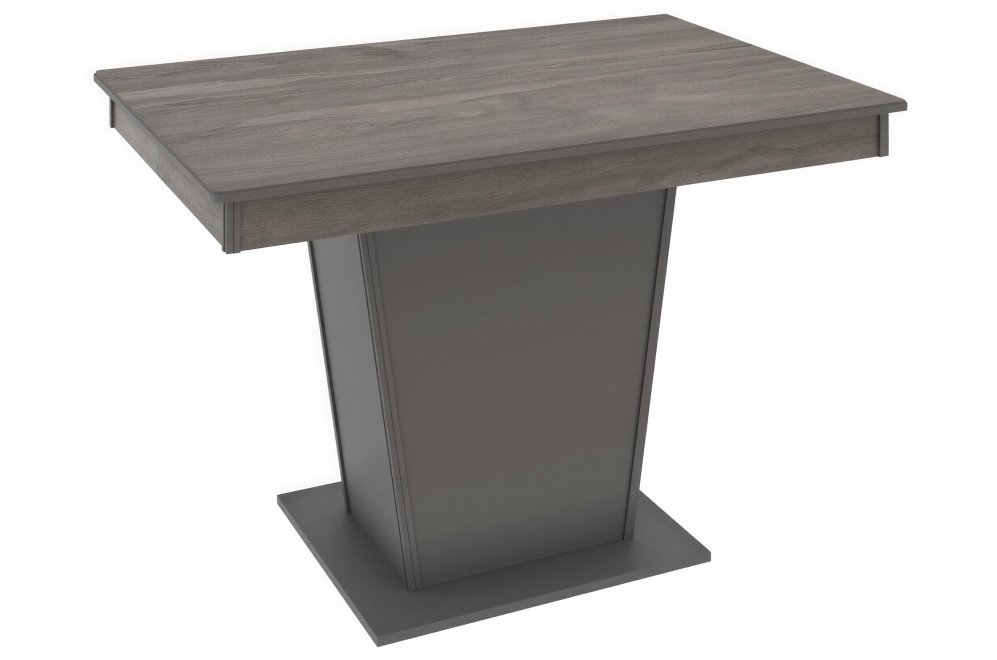 Деревянный стол Валенсия раскладной серый