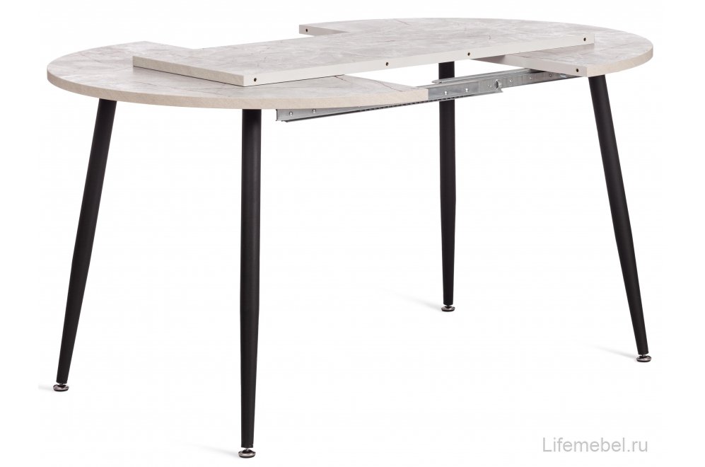 Деревянный стол Veleta черная сосна / черный