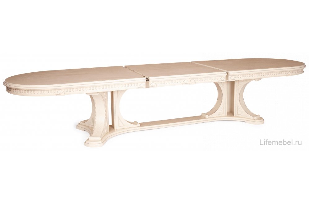 Деревянный стол Versal бежевый патина