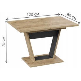 Деревянный стол Vik