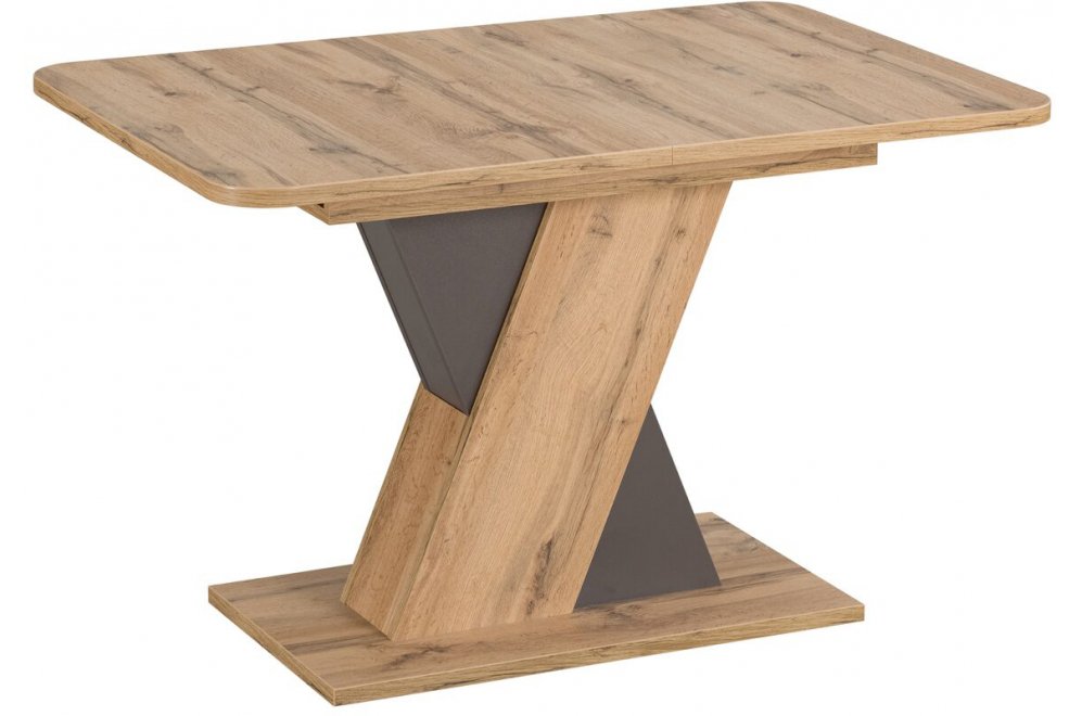 Деревянный стол Вильнюс дуб вотан / вольфрам