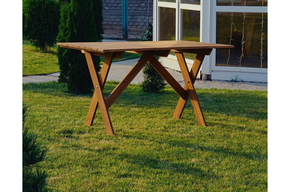 Деревянный стол Woodly Mak Стол1500 натуральный