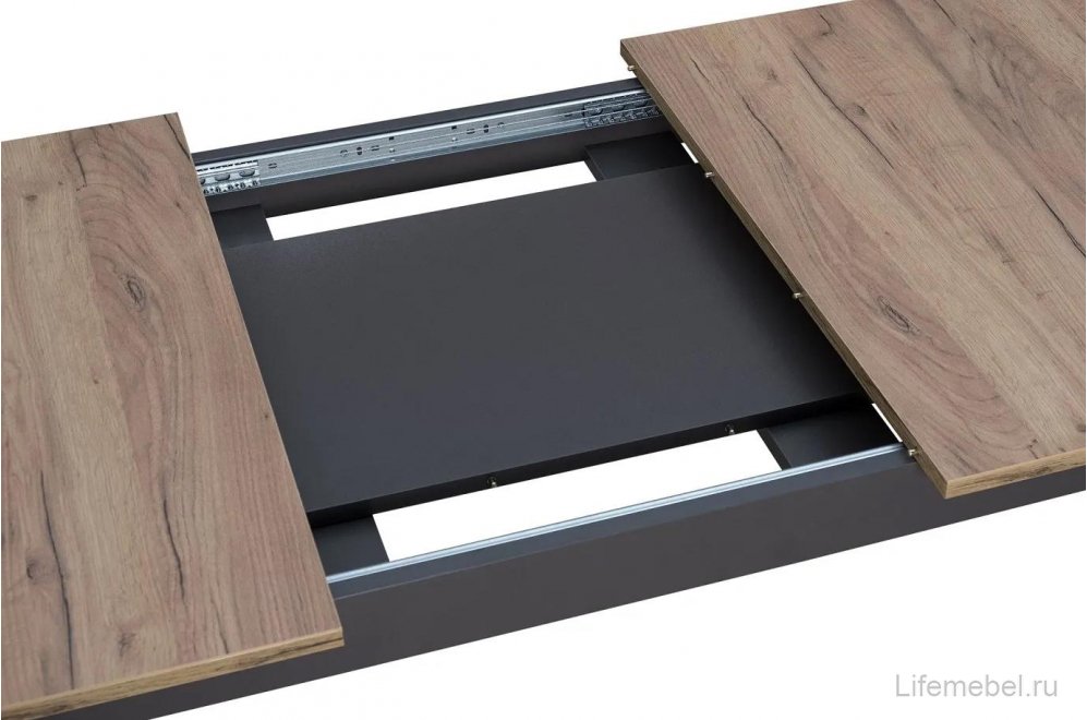 Деревянный стол Edwin дуб вотан / вольфрам