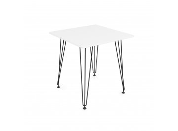 Обеденный стол ELEGANT белый/черный