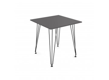Обеденный стол ELEGANT NEW graphit/черный