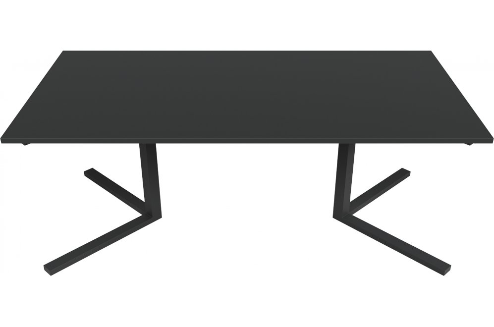 Деревянный стол Pingum Duo 100x75x200 черный