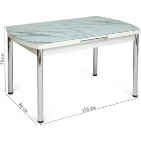 Стеклянный стол Marmaris Mod.18