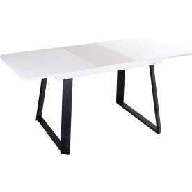 Стеклянный стол Танго ПР-1 БЛ ст-БЛ 91-1 ЧР