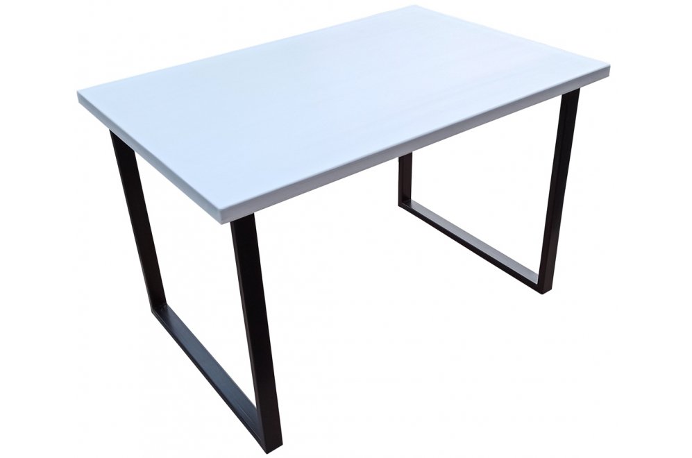Деревянный стол Loft 110x60 белый