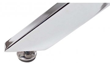 Керамический стол 30F-STOL/OB-9571 белый / хром