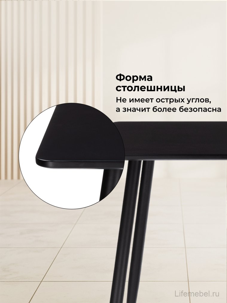 Стол Bianka черный