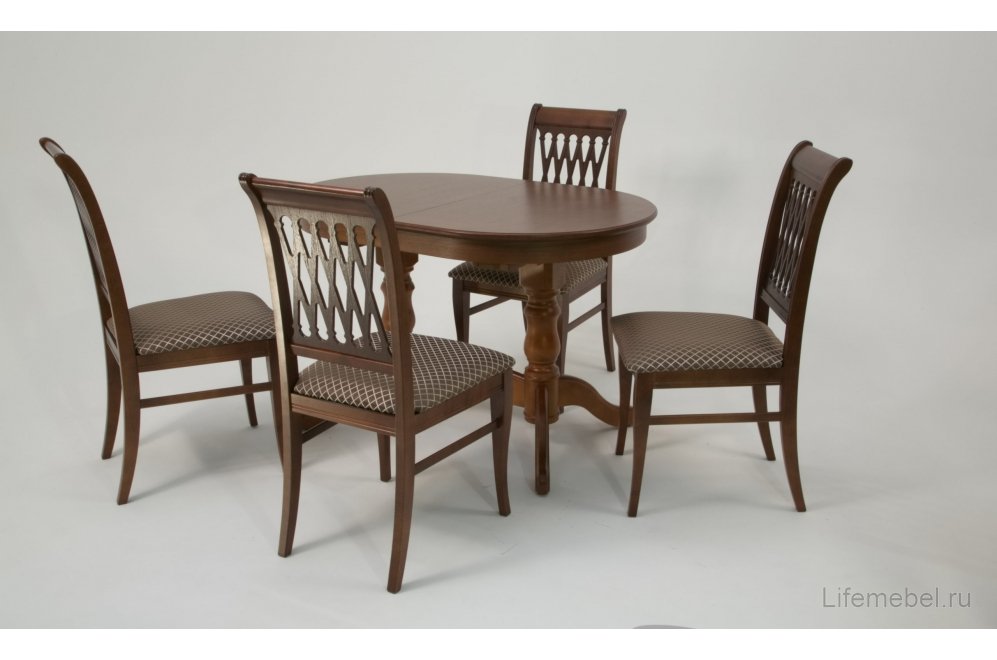 Деревянный стол Бизе 120 орех