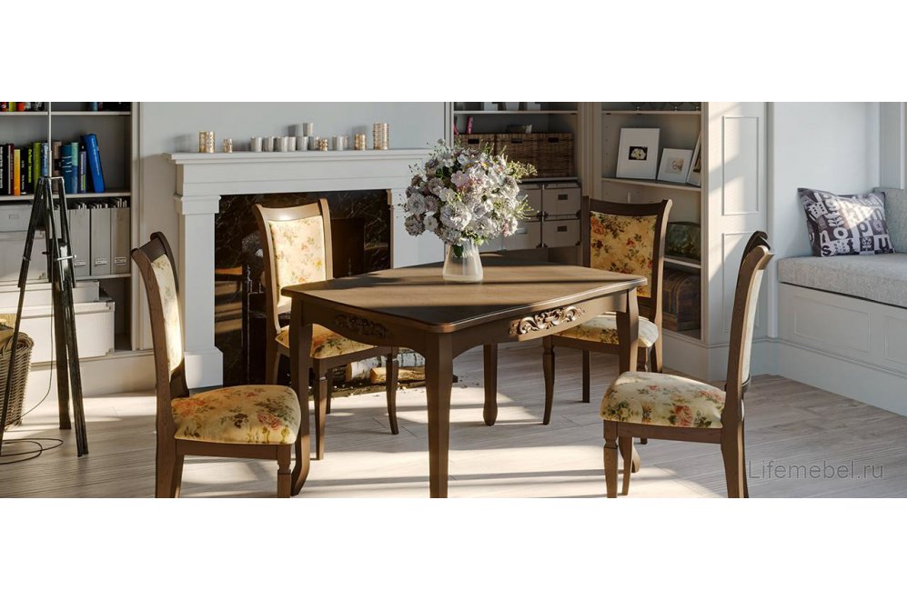 Стол Бристоль Т1 орех темный