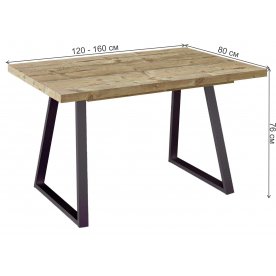 Деревянный стол DikLine ZB120