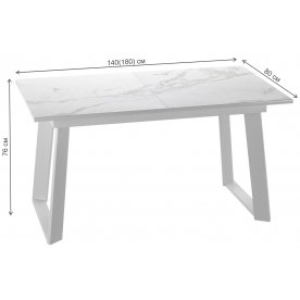 Стеклянный стол ZLS140