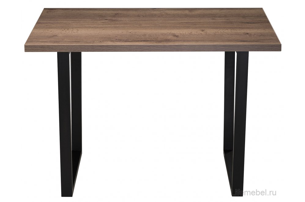 Стол Эльпатия 130 дуб велингтон / черный матовый