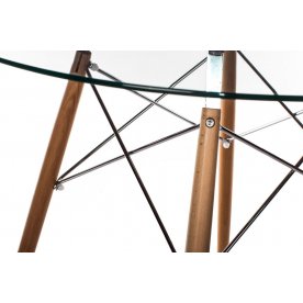 Стеклянный стол Eames PT-151 90