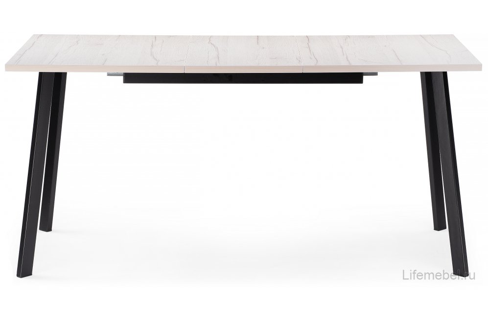 Стол раскладной Колон Лофт 120 25 мм юта / черный матовый