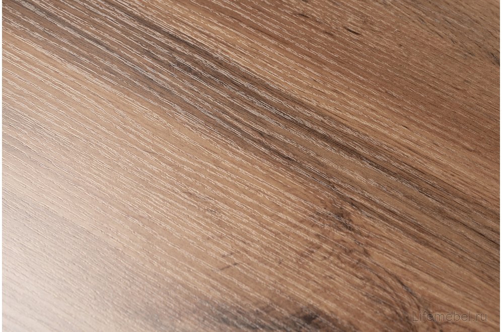 Деревянный стол Лота Лофт 120х75 белый матовый / дуб крафт золотой