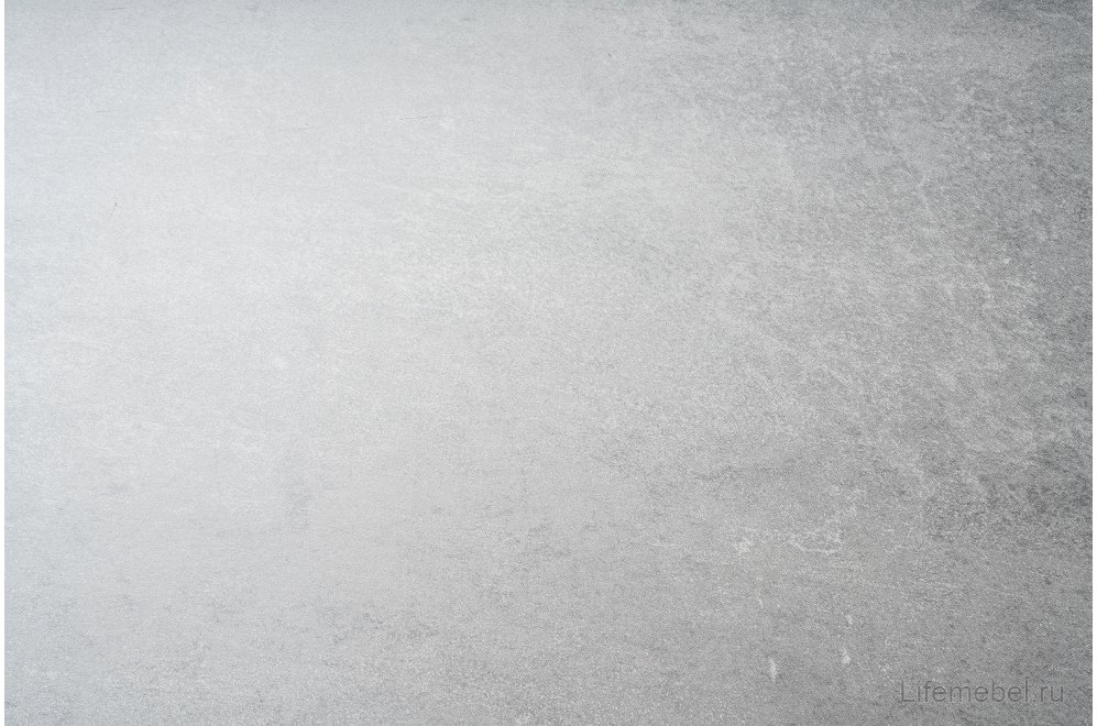 Деревянный стол Лота Лофт 120х75 бетон светлый / белый матовый