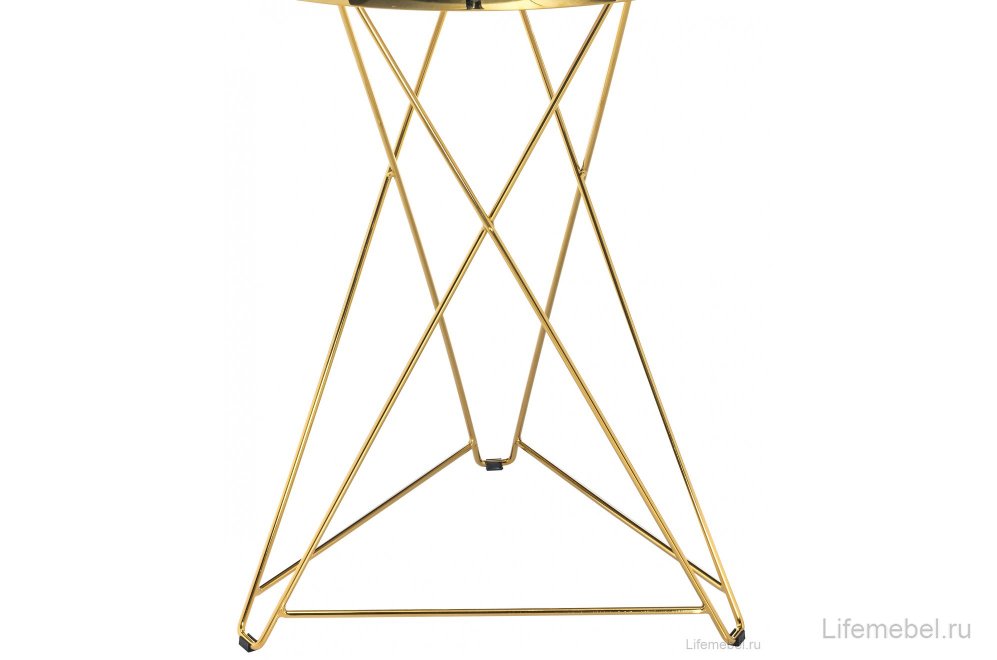 Стол Milena white / gold