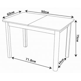 Деревянный стол Джаз