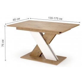 Деревянный стол Xarelto 130-175/85/76
