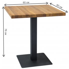 Деревянный стол Puro 60/60