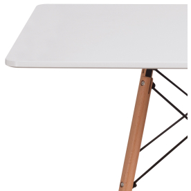 Деревянный стол Eames DSW SQT-12 90