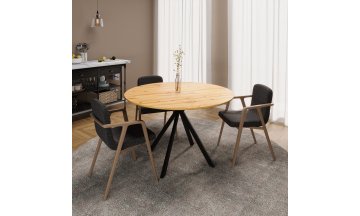 Деревянный обеденный стол Luminary Fusion