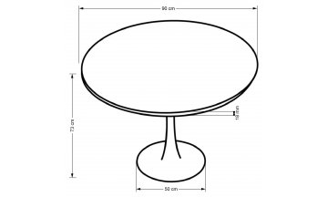 Деревянный стол Осло 90/83