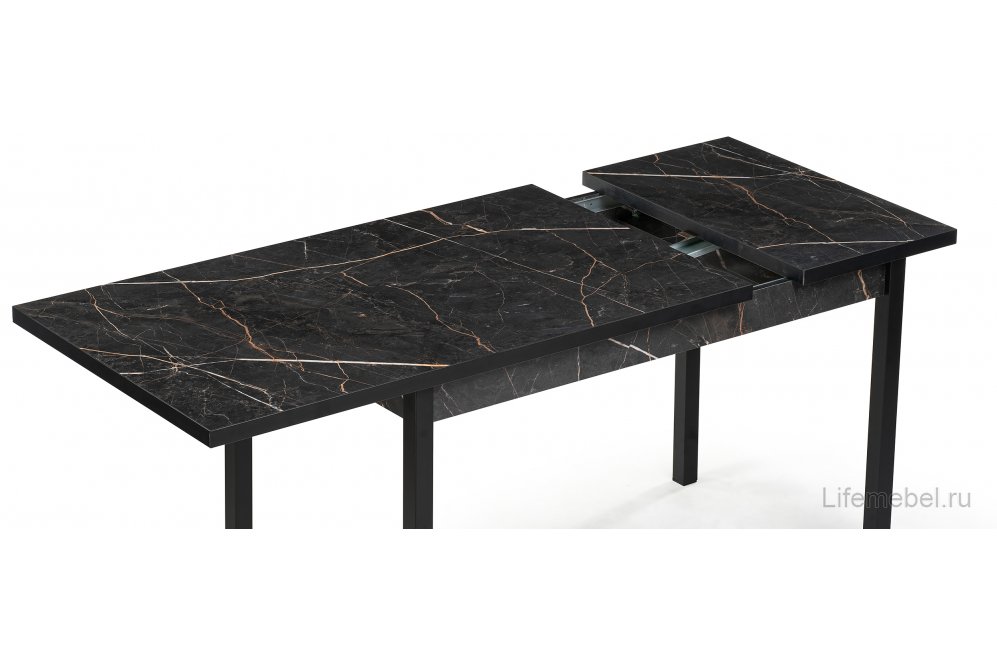 Стол Оригон файерстоун / черный матовый