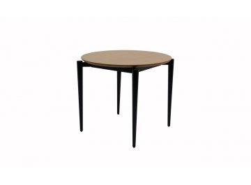 Обеденный стол Pawook К 90 черный / натуральное дерево