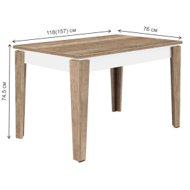 Деревянный стол Stan