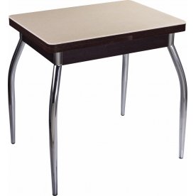 Деревянный стол Реал М-2 КМ хром 01