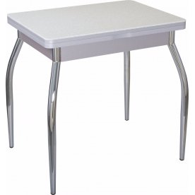 Стол Реал М-2 КМ 07 серый / ножка хром 01