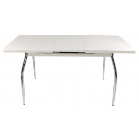 Стол Реал ПР-1 КМ белый / камень 04 / ножка 01