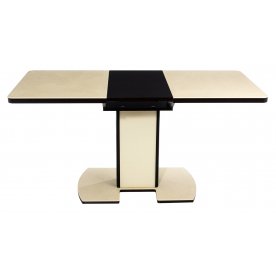 Стол Реал ПР КМ венге / камень 06 / ножка 05 венге/крем камень 06