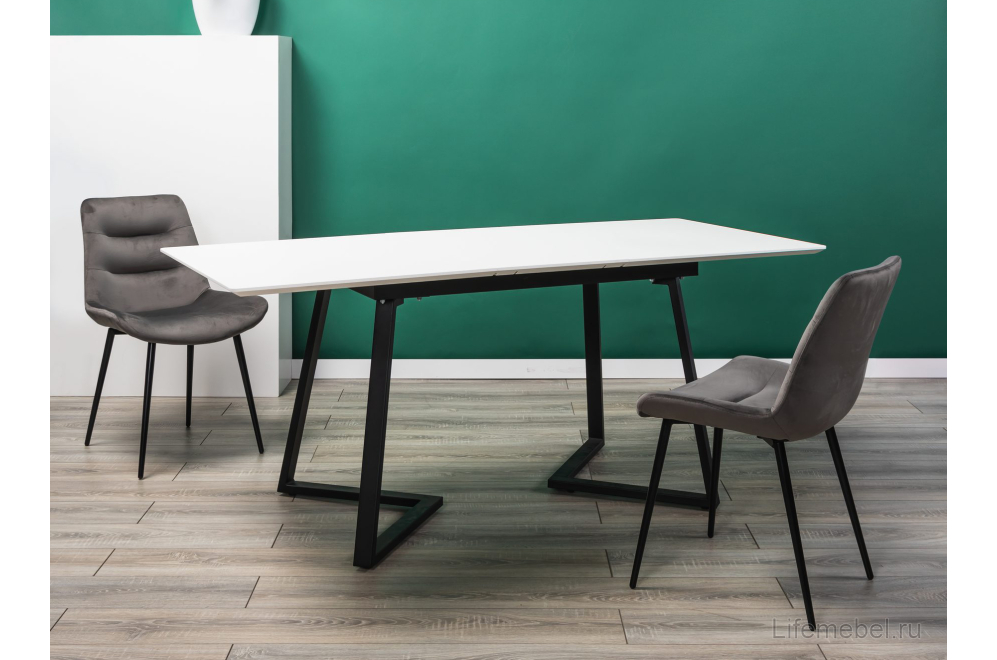 Стол Роналдо 140-180 Белый раздвижной