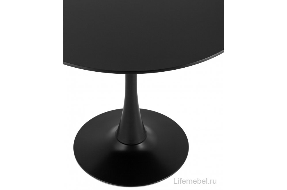 Деревянный стол Rose 90х90 черный